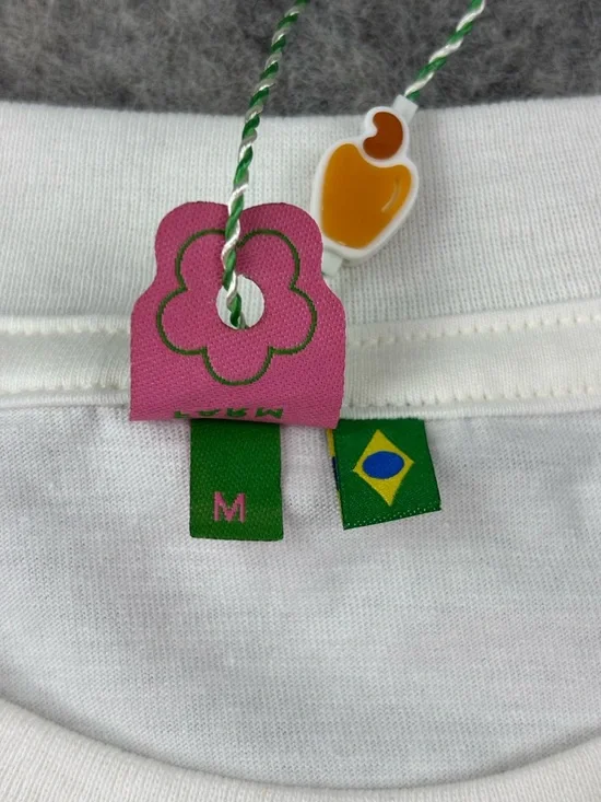 Farm Rio | Rio De Janeiro | T-Shirt in White | Women’s Size Medium | NWT - Picture 5 of 11